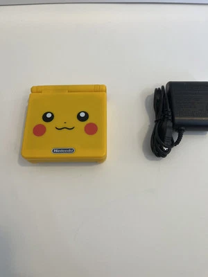 Nintendo Game Boy Advance GBA SP Custom Pikachu Yellow System - Image 1 of 4