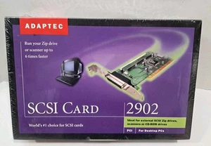 Adaptec AVA-2902E P/N 1672700 Fast SCSI Host Adapter PCI Card DB25 Pin SEALED - Picture 1 of 7