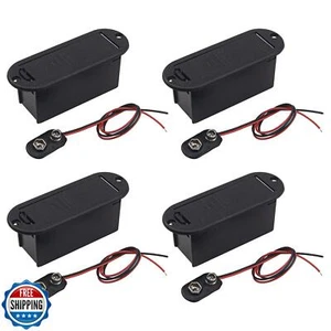 4pz Yootones 9V Custodia Porta Batteria Scatola Base con Cavo Connettore Fibbia Com - Foto 1 di 5