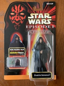Hasbro Star Wars Episode 1 Darth Sidious includes CommTech Chip New in Packaging - Picture 1 of 6