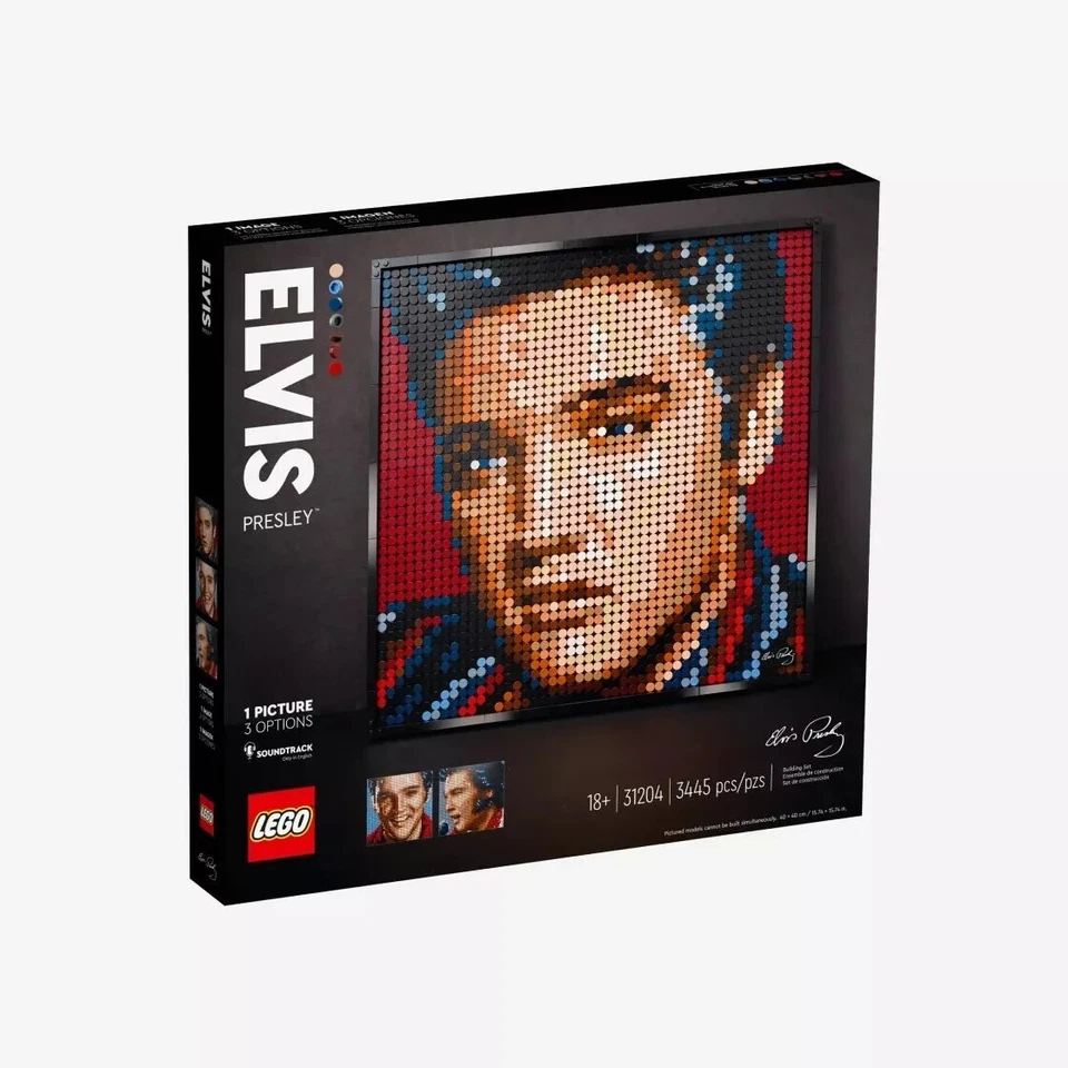 LEGO 31204 Elvis Presley The King / Art Mosaic Set 3445pcs / New & Sealed - Image 1 of 1