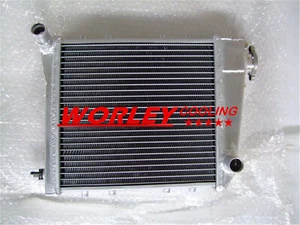 4ROW Aluminium Radiator FOR ALL AUSTIN ROVER MINI COOPER 1959-1966 60 61 62 63 - Afbeelding 1 van 6