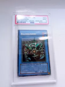Yu-Gi-Oh! Magic Ruler 1st Relinquished MRL-029 Ultra Rare PSA 9 MINT AE - Picture 1 of 2