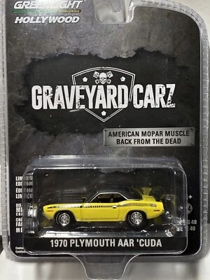 Greenlight 1/64 🇨🇵 Hollywood Grave Yard Carz 1970 Plymouth AAR Cuda - Photo 1/4