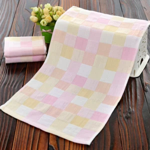 Baby Bath Towel Upscale 100% Cotton Thin Dry Hair Towel Face Towel Hand Towel - Picture 1 of 14