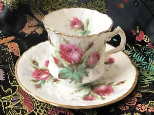 Vintage Hammersley Grandmother's Rose Bone China Tea Cup and Saucer - Picture 1 of 5
