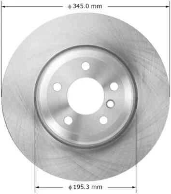 Rotor de freno de disco para BMW X6 X5 BENDIX 2007-2013 Foto 1 de 3