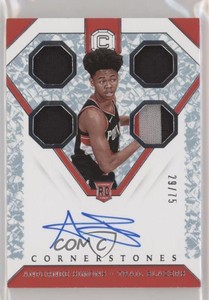 2018-19 Panini Cornerstones Crystal /75 Anfernee Simons #172 Rookie Auto RC