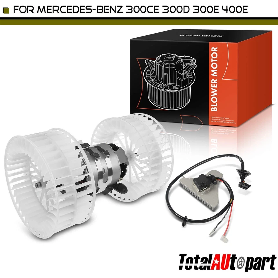 HVAC Blower Motor & Resistor Kit for Mercedes-Benz 300CE 300D 300E 400E Front - Image 1 of 4