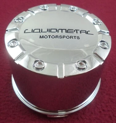 Liquid Metal Motorsports Wheels Chrome Custom Wheel Center Cap # BC-626 (1) - Image 1 of 3