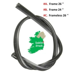 Universal Vehicle Windscreen Wiper Blade Refill 26'' 8MM / 24'' 6MM / Frameless - Picture 1 of 12