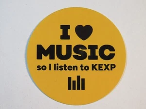 PEGATINA 2": Estación de radio 90.3 FM ~ KEXP - Donde la música importa ~ Seattle, WA - Imagen 1 de 2