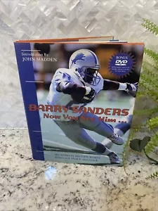 Barry Sanders Now You See Him Buch mit DVD Fußball Weihnachtsgeschenke bitte lesen - Bild 1 von 17