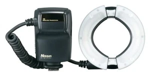 Nissin NDMF18N MF18 Macro Ring Flash Nikon (Black) Guide number: 16 (ISO100) NEW - Picture 1 of 5