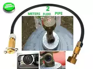 Mini Oculto M10 LPG Relleno Punto A Gas Propano Botella 2 Metros,Concha,Europa - Imagen 1 de 6