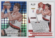 2014-15 Panini Prizm Blue and Green Mosaic Prizms Arvydas Sabonis #234 HOF