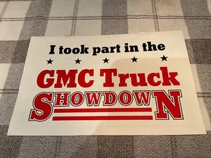 1983 GMC Truck SHOWDOWN Sales Brochure/Flyer S15 - Picture 1 of 6