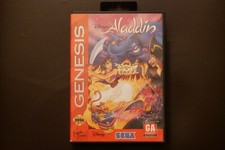 Disney's Aladdin (Sega Genesis, 1993) Game + Box