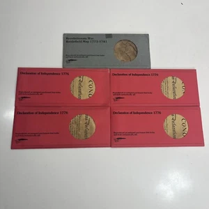HDC Reproduction Document Lot- 4 Declaration Of Independence, Revolutionary Map - Picture 1 of 11
