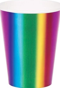 Creative Converting Metallic Rainbow Foil Paper Cups - Picture 1 of 1