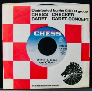CHUCK BERRY: Johnny B. Goode & My Ding-A-Ling~Rock 45~CHESS #CH 2131~Top Copy! - Picture 1 of 2