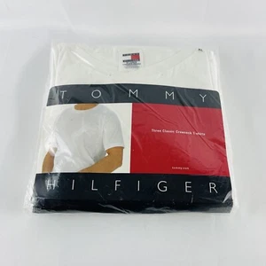 Tommy Hilfiger Three Classic Crew Neck T-Shirts Tee Weiß Herren Größe: XL - Bild 1 von 13