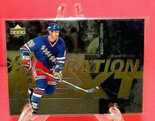 Wayne Gretzky / Paul Kariya 1997-98 Upper Deck *Then & Now* NHL Card No. X1