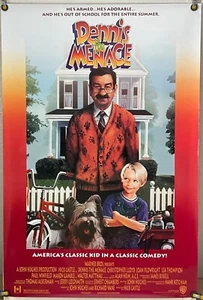 DENNIS DIE BEDROHUNG DS GEROLLT ORIGINAL EINBLATT FILMPLAKAT WALTER MATTHAU 1993 - Bild 1 von 1