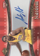 2005-06 Upper Deck Trilogy Basketball Signs of Stardom AUTO #SS Salim Stoudamire