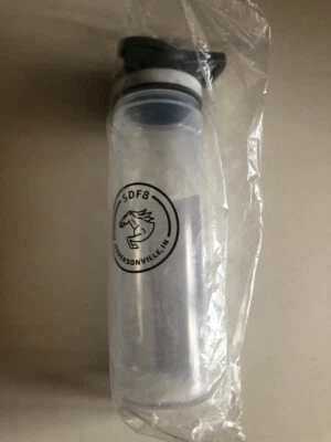 NEW Amazon Logo Sport Plastic Reusable Water Bottle Clear Drink 22 oz - Image 1 of 2