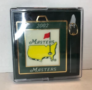 Masters 2002 Bag Tag Brand New - Winner = Tiger Purchased at Augusta National  - Picture 1 of 2