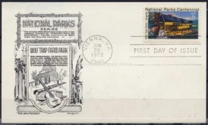 Tarjeta FDC Estados Unidos, 1972. Viena. Granja de trampas para lobos de parques nacionales - Imagen 1 de 3