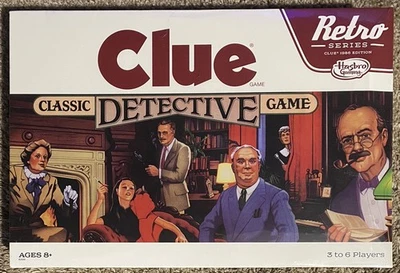 NEW & SEALED Clue Classic Detective Board Game Retro Series 1986 Edition - B1 - Image 1 of 2