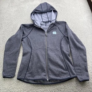 UNC Carolina Damen großer Hoodie Cutter & Buck durchgehender Reißverschluss Jacke sportlich blau - Bild 1 von 9