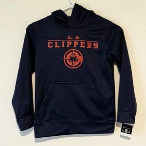 NBA Los Angeles Clippers Poly Kids Hoodie Size Small (6/7) Blue. - Picture 1 of 8