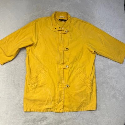 Желтая хлопковая морская куртка Brooks Brothers мужская одежда винтажная с коротким рукавом S - Изображение 1 из 4