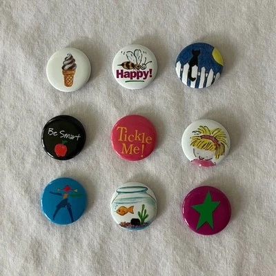 Vintage American Girl Pleasant Company 9 Magnets from 1996 School Locker Set - Image 1 of 2