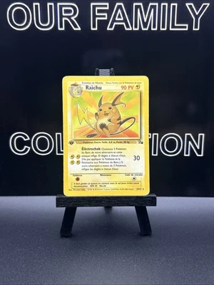 Pokémon Vintage 1st Edition Fossil Regular Rare Raichu 29/62 WotC French MP - Image 1 of 4