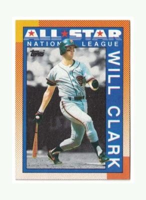 1990 Topps - All-Star Will Clark #397 - Image 1 of 3