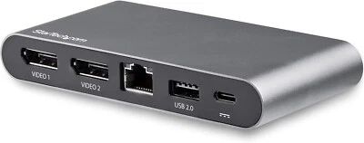 StarTech USB-C Dual Monitor Dual DisplayPort Multiport Adapter - DK30C2DAGPD - Image 1 of 4