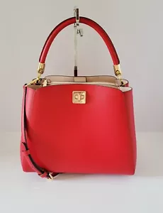 Cartera Kate Spade KG755 Phoebe Cuero Refinado Grande Asa Superior Cereza Perfecta - Imagen 1 de 9