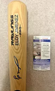 Eloy Jimenez Signed Rawlings Bat Chicago White Sox Cubs JSA Cert - Picture 1 of 3