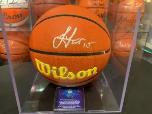 Pallacanestro firmata Nikola Jokic AUTOGRAFATA WILSON DENVER NUGGETS LOGO AUTO + CERTIFICATO DI AUTENTICITÀ - Foto 1 di 11