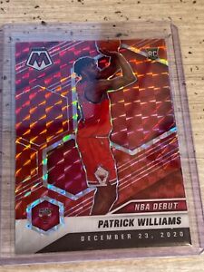 2020-21 Panini Mosaic NBA Debut Mosaic Red Patrick Williams