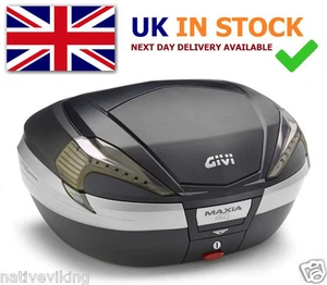 YAMAHA FJR 1300 2020 Givi V56NNT MAXIA4 TOP BOX + SR357 RACK + MONOKEY PLATE - Picture 1 of 8