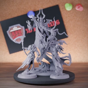 Undead Set Miniatur Lich Pack Mini Undead Dungeons and Dragons Mini TTRPG - Bild 1 von 8