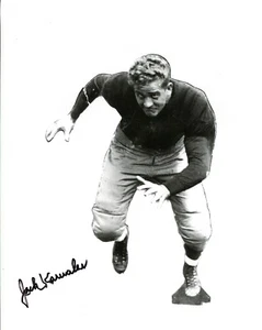 Jack Karwales Signed Michigan Wolverines Chicago Bears 8.5x11 Photo - Picture 1 of 1