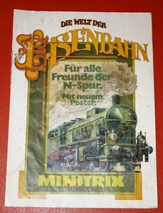 Minitrix Il mondo delle ferrovie con poster 1980 circa - Foto 1 di 1