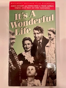 It’s a Wonderful Life (VHS) Classic/New, Sealed 1990, James Stewart, Donna Reed - Imagen 1 de 3