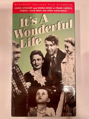 It’s a Wonderful Life (VHS) Classic/New, Sealed 1990, James Stewart, Donna Reed - Image 1 of 3